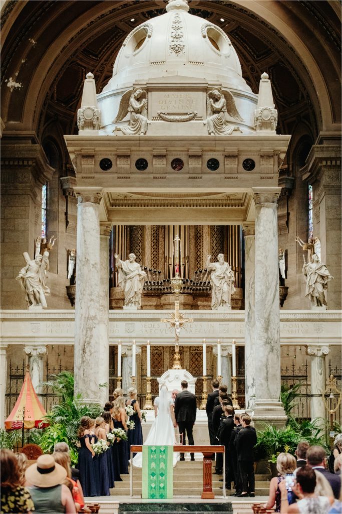 Basilica Wedding, Minneapolis Minnesota
