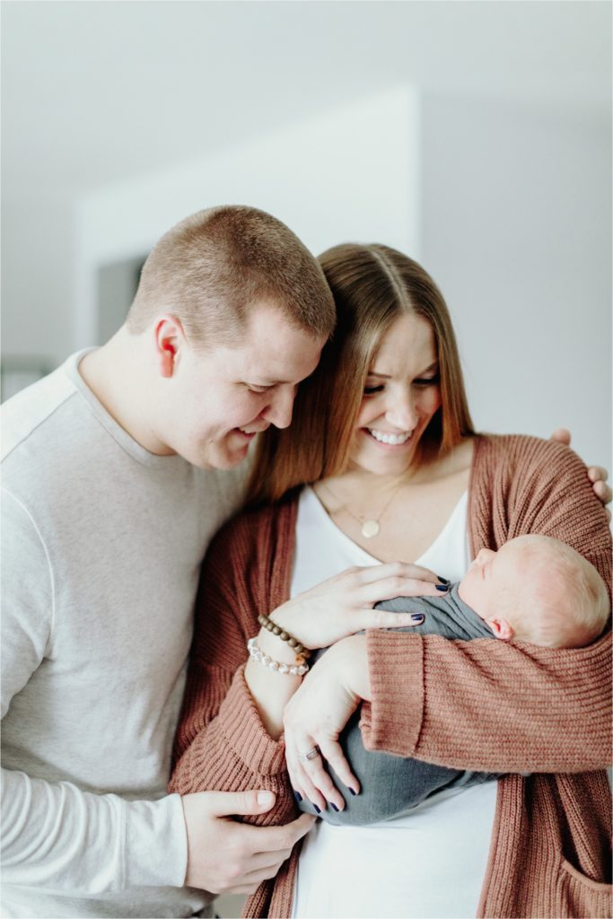 Light and airy Minnesota newborn photographer