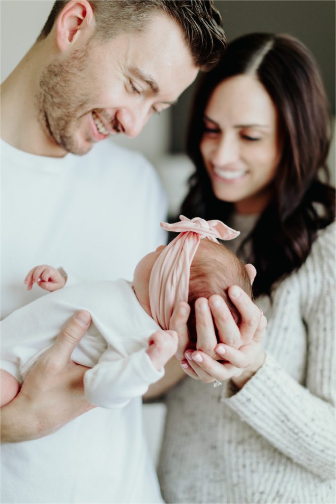 Light and airy Minnesota newborn photographer