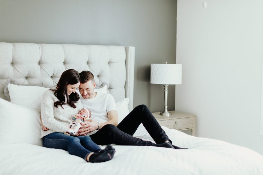 Light and airy Minnesota newborn photographer